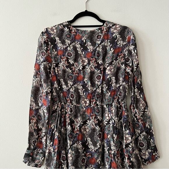Free People Stealing Fire Floral Print Tunic Mini Dress - Picture 7 of 8